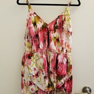 Pink and Green Romper by Ark&Co